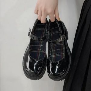 Platform Mary Jane Shoes